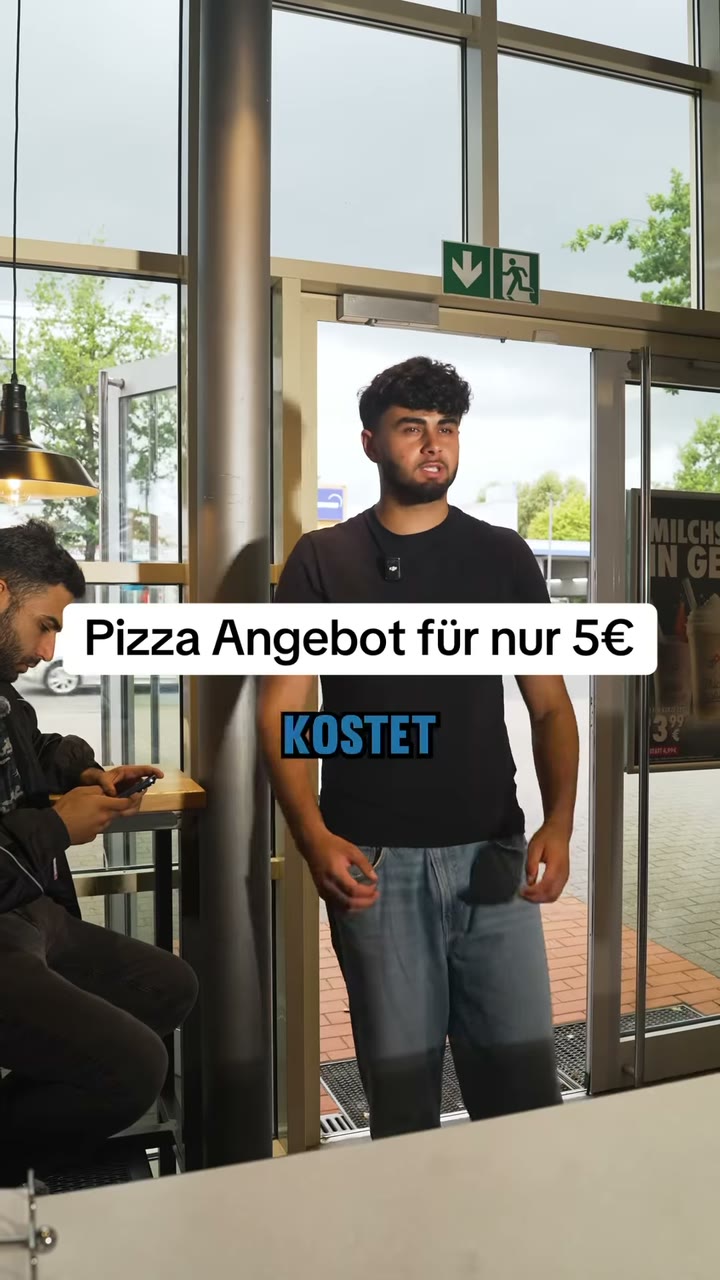 Erstes Bild des Reels: das Angebot steht als Titel im Bild